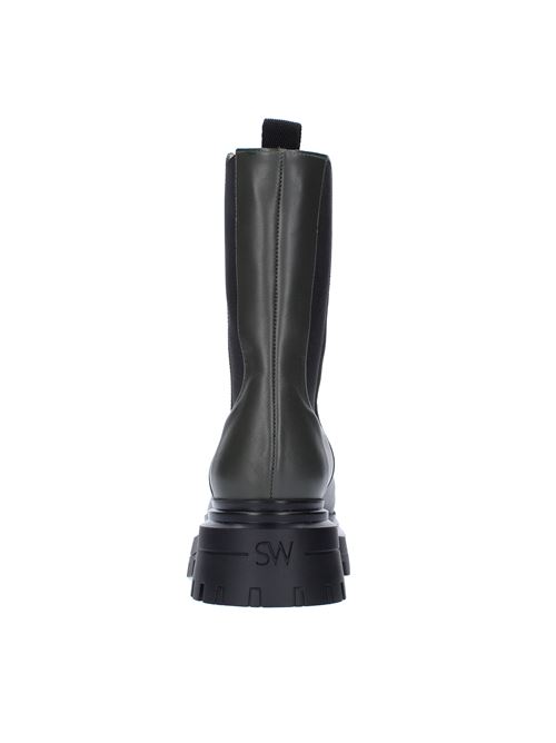 Stivaletti in pelle STUART WEITZMAN | BEDFORD BOOTIEVERDE